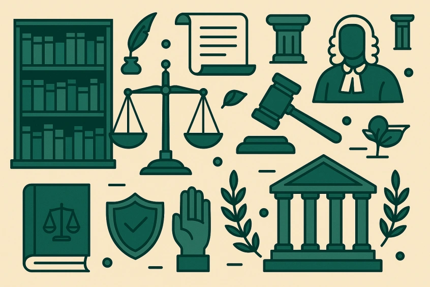 Legal practice areas illustration